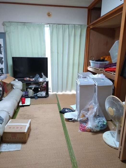遺品整理作業前