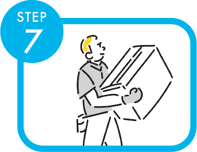 STEP7 搬出・室内の清掃